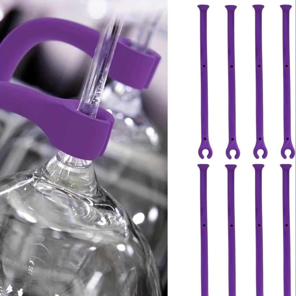 Prostorově úsporný silikonový držák na sklenice na víno - Nastavitelný, Ideální pro vysoké sklenice, Ideální do kuchyně a jídelny, Kreativní