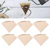 100 Pieces Coffee Filter Paper Disposable Wood Pulp Conical Coffee Strainer (V01 Filter Paper 100 Sheets)