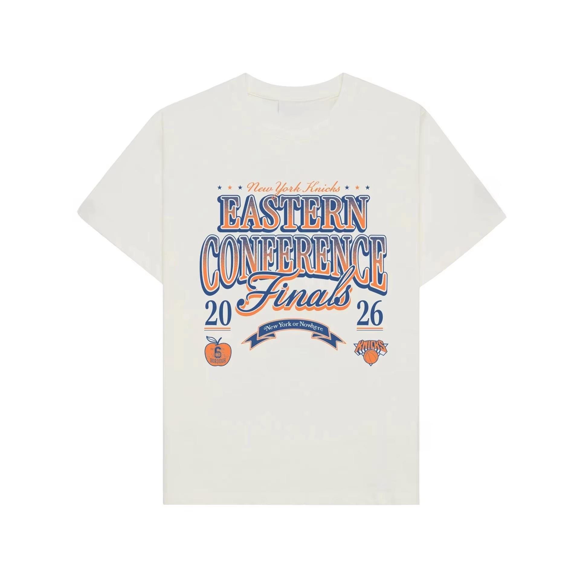 2026 New York Knicks Finals Unisex Cotton Summer Fashion Basketball Fan Ideal Gift for Basketball Lovers T-Shirt 4XL