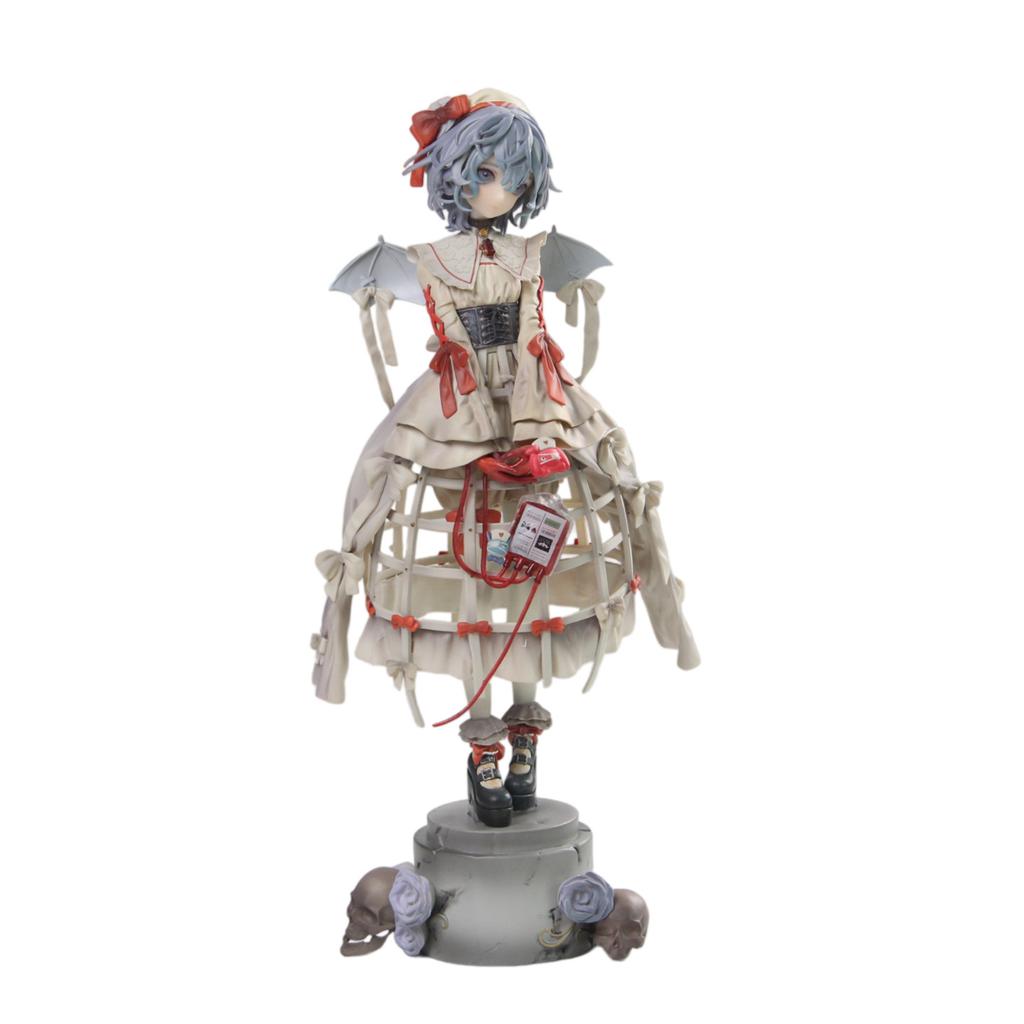 Touhou Project Remilia Scarlet Anime Figure Short Hair Vampire Girl Statue Collectible Desktop Decor Model Toy For Otaku Fans