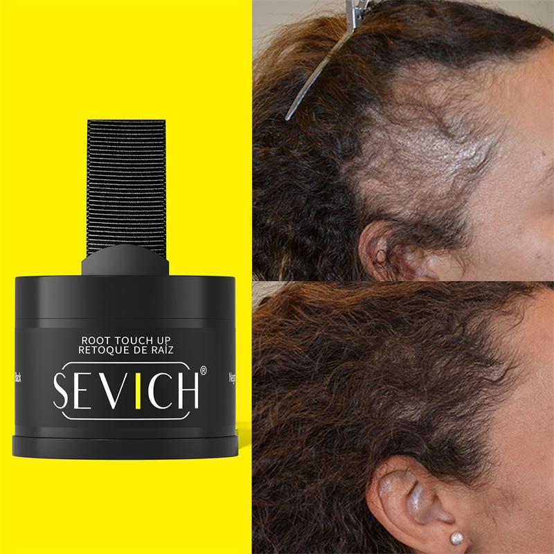 Poudre pour la ligne capillaire Correcteur Couverture Temporaire des Racines de Cheveux Contrôle des Bords de la Ligne Capillaire Couverture des Cheveux Gris Poudre Ombre pour la Ligne Capillaire Instantanément