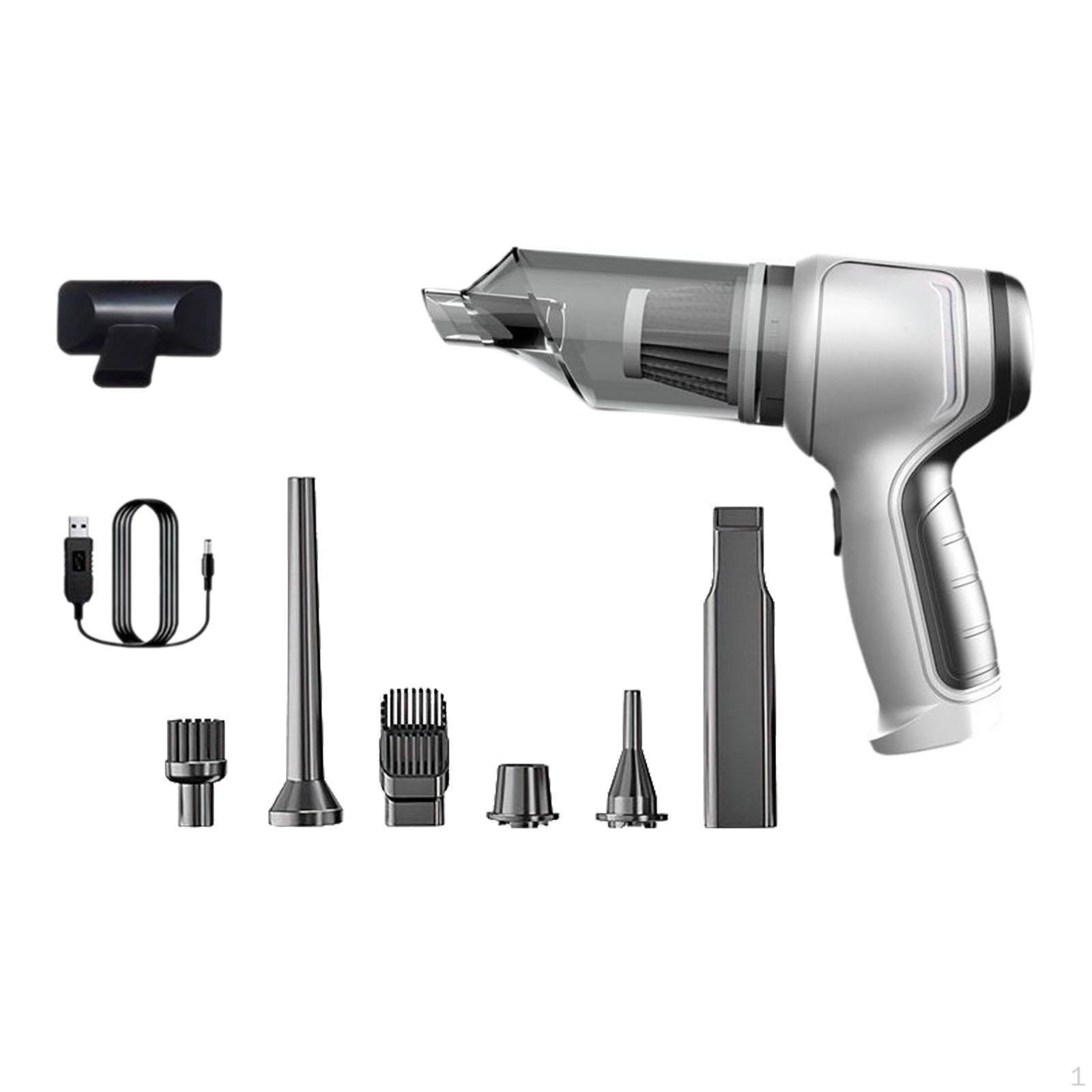 

Автомобильный пылесос для салона автомобиля для чистки ковров от шерсти домашних животных, зеленый серый