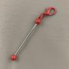 1PC Beadable Keychain Bars Metal Beaded Keyring Lobster Claw Clasp DIY Car Keychain Bag Decor For Jewelry Making