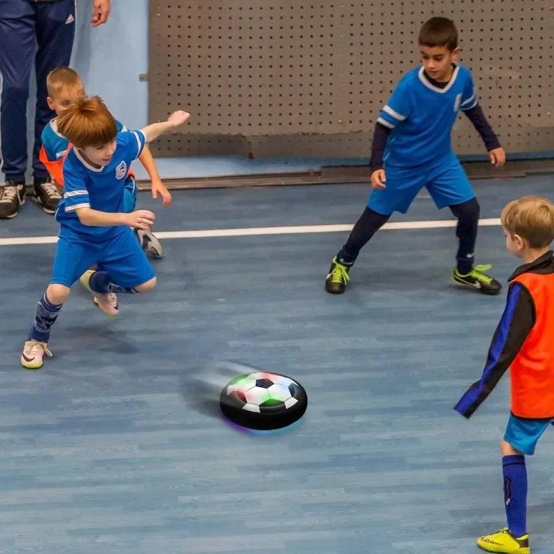 LED Hover Soccer Ball Air Power Training Football for Kids Adults Indoor Outdoor Sports Game Birthday Gift Ideas Cool Toys