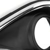 Fog Light Cover Front Bumper Pair Black Chrome Fog Light Lamp Frame Cover