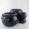 Horror Charm Plastic Witch Cauldron Kettles, Perfect for Halloween Treats and Patrick's Day Parties Candy Container