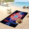 Asciugamano da Spiaggia Personalizzato Stampato Bayern Monaco Logo Calcio Supporto Nome Personalizzato Testo Asciugamano Assorbente Per Sport Viaggio Regalo Speciale