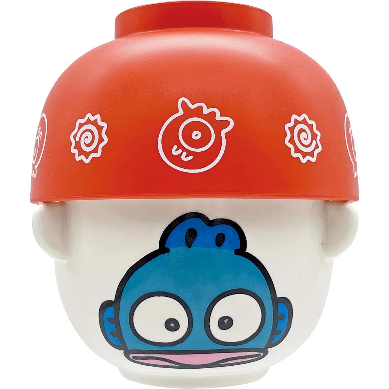 Sanrio Soup Bowl and Rice Bowl Set 10cm diameter x 6cm Rice Miso Soup Hangyodon Birthday Red SAN4658  Hangyodon  (Approx. height) - Bowl, Bowl,