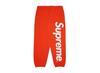 Supreme Satin Applique Sweatpant Orange