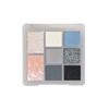 Cement Plate Eye Shadow ~ Gogo Dance Princess Eye Shadow Plate Low Saturation Stage Makeup Gray Blue Black Smoked Niche Style Brand
