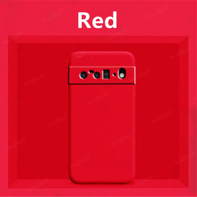 For Google Pixel 6 Pro Case Cover Pixel 7 6 Pro 6A Capas Shockproof Back Liquid Silicone Bumper TPU Soft Case Pixel 6 Pro Fundas