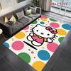 Hello Kitty Neon Stripes carpet Camping Trip Suitable For All Seasons Nap carpet Outdoor Plush carpet Bedroom