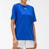Under Armour Camouflage Football Knit Training Match Crew Neck Fitted Straight Short Sleeve T-Shirt Unisex Tops Royal-Blue 21500528-400