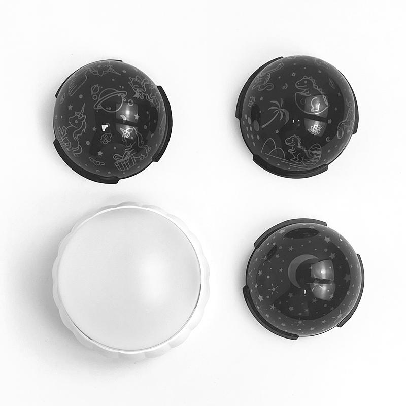 

Ночник-проектор 3 в 1, вращающийся на 360° светодиодный светильник, светильник для создания домашней атмосферы, подарок для мальчиков, для ребенка, Рождество, домашний декор white