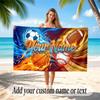 Other Similar Designs Theme Beach Towel Personalized Custom Name & Text Soft Quick Dry Beach Towel for Swimming Travel