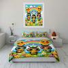 "Cheerful bees with rainbows" Bedding sets Duvet covers Pillowcases(1* Duvet Cover 2* Pillowcases without duvet insert)