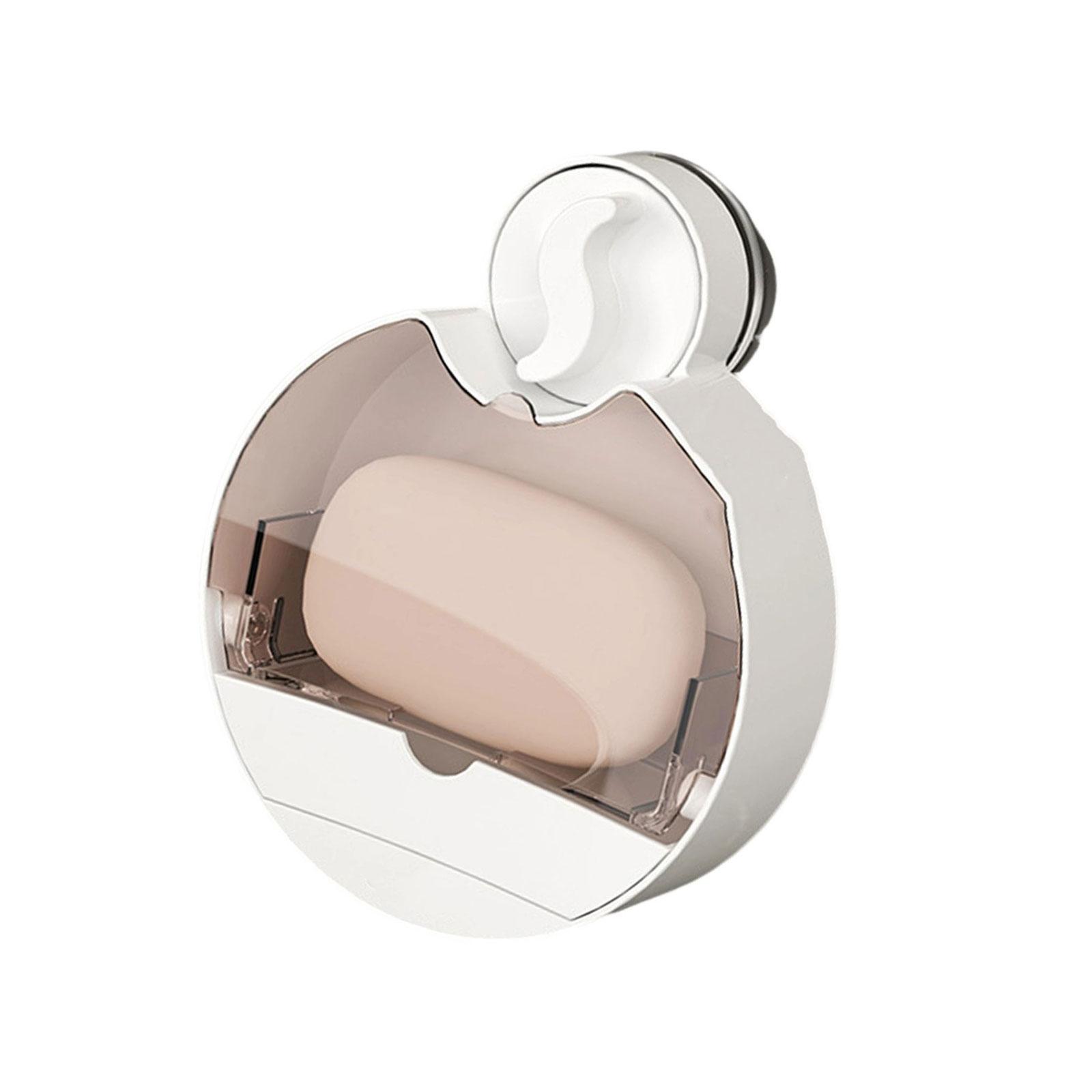 

Держатель для мыла для ванной без сверления, водонепроницаемый, настенный, органайзеры для мыльницы, съемный дизайн на присоске, материал ПЭТ 1