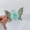 Headwear, Children's Agile Butterfly Hair Clip, Mink Fur, Delicate and Moving Butterfly, Duckbill Clip, Hairpin, Butterfly