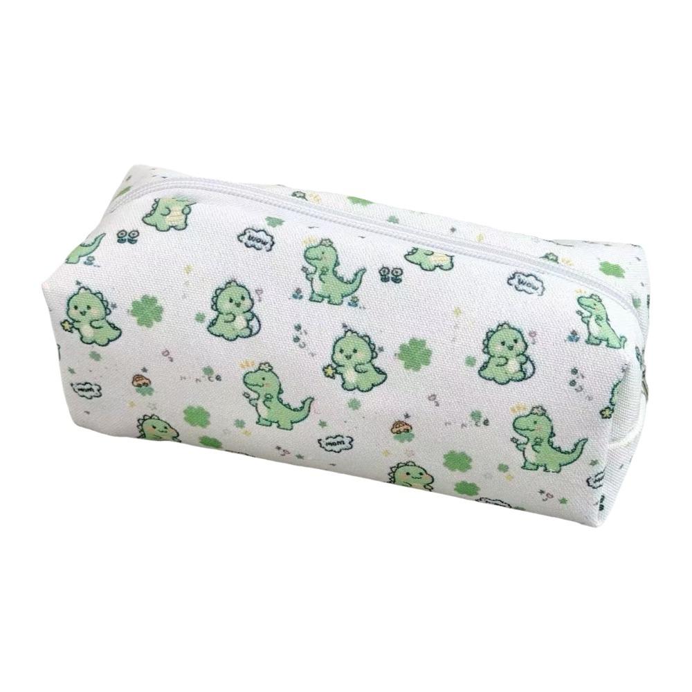 Dinosaur Pattern Dinosaur Pencil Case Large Capacity Stationery Organizer Office Stationery Style 1