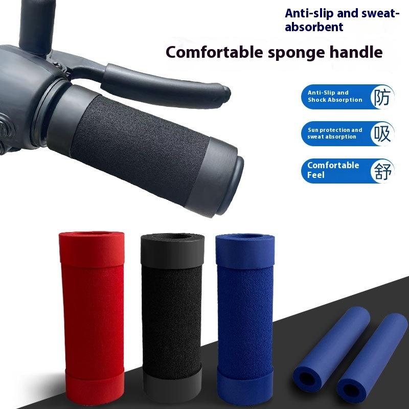 1/3 Sets Soft Anti-Slip Scooter Bicycle Protective Handlebar Cover New Motorcycle Brake Handle Sponge Sleeve Diy Accessories