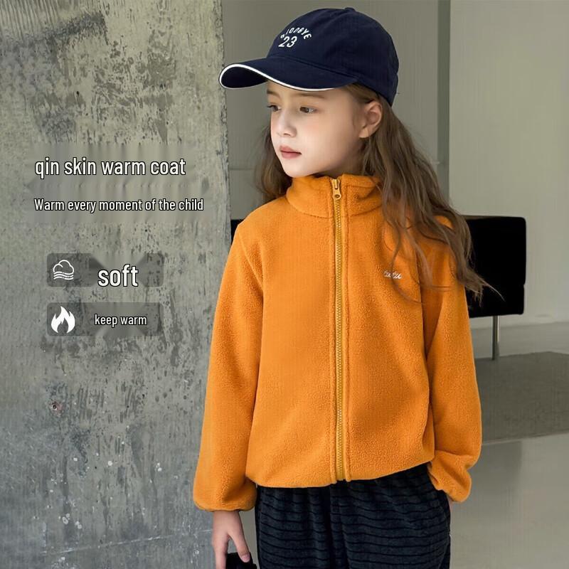 Универсальная флисовая куртка для девочек 140