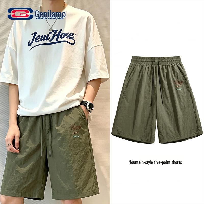 Men s Ice Silk Outdoor Casual Shorts 3XL
