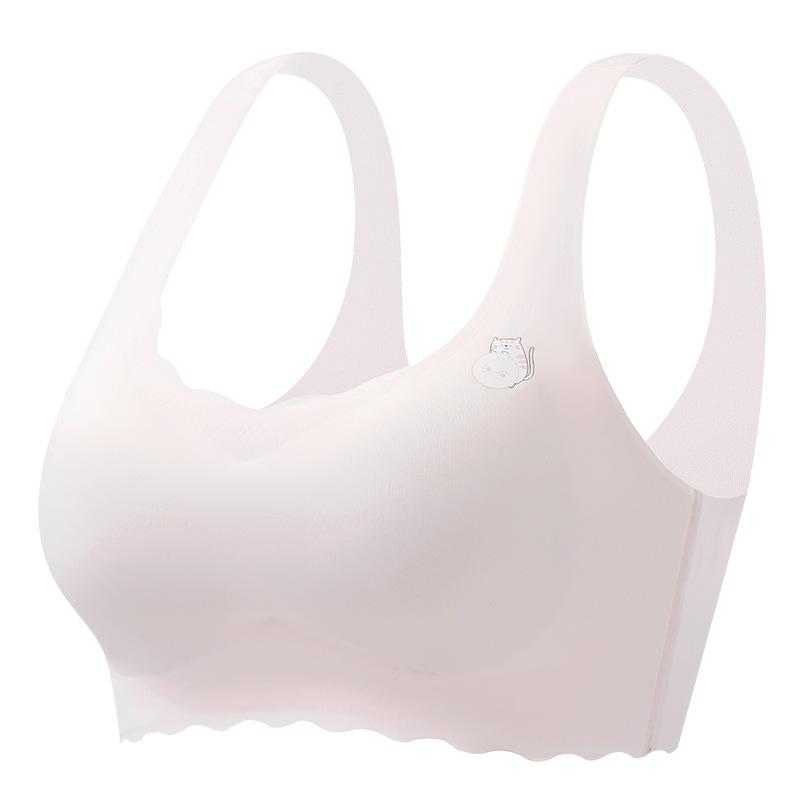 Less bra second stage children's development period primary school junior high school students children's seamless small vest