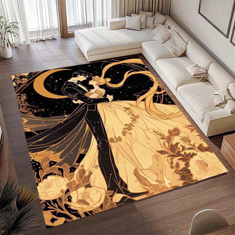 Diese beliebte Spielmatte im Anime-Design mit Pretty Guardian Sailor Moon besteht aus bequemem, weichem, dickem und rutschfestem Flan