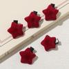 10Pcs Sweet Versatile Small Red Heart Star Hair Clips For Women Girls Elegant Hair Clip Exquisite Hair Accessories Gifts