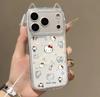 Hello Kitty Cat Ears Clear Phone Case for Apple 17PRO/16/15/13 Pro Max/12