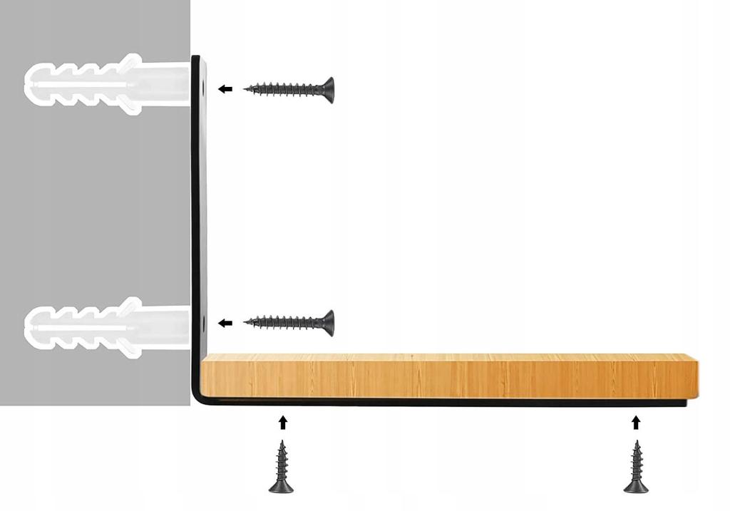 A Complete Set of Two Miso Shelf Brackets