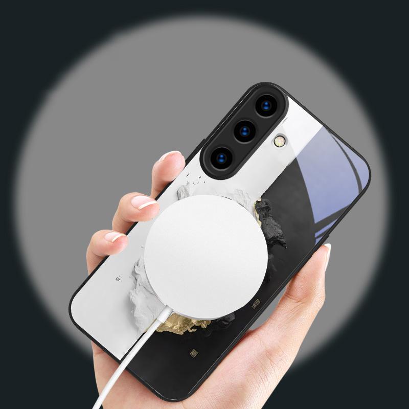 Snow Mountain Cluster Suitable For Samsung Galaxy S26 Ultra S20 FE S21 S22+ S23 Plus S24 S25 Edge magnetism Glass Phone Casee