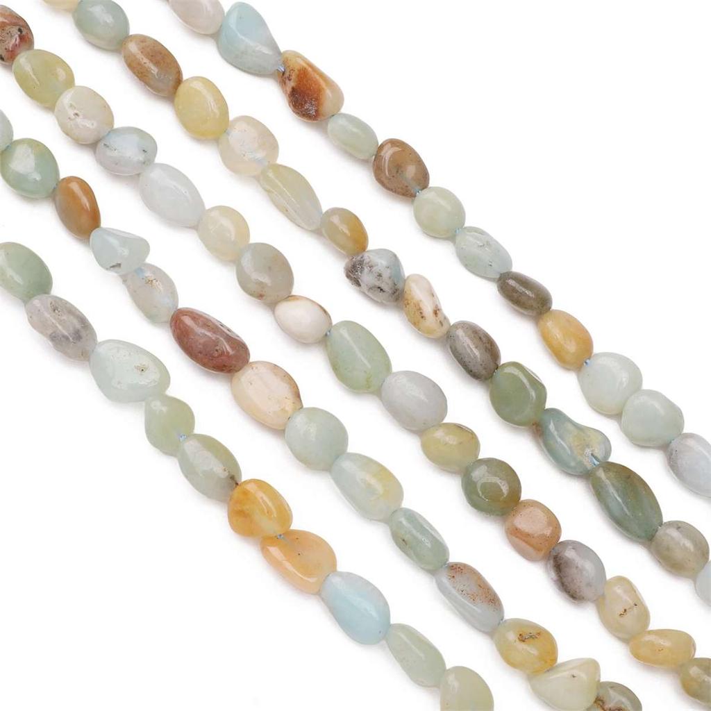 40-55Pcs Natural Colorful Irregular Shape Stone Loose Beads For Jewelry Making DIY Bracelet Necklace Accessories 15'' Strand