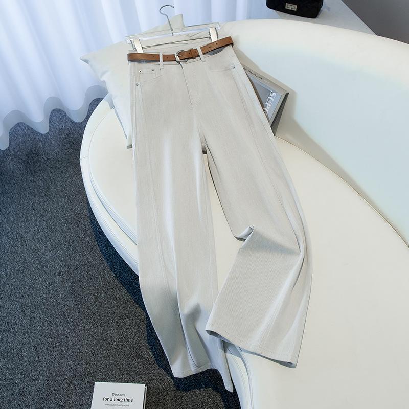 Damenjeans mit hohem Bund und weitem Bein - Herbst 2025 Lässiger, schlankmachender Stil