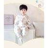 Thick Cotton Sleeping Bag Toddlers Winter 240g Quilted Footed Pajama With Zipper Anti-Kick Design
