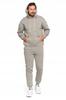 Men's Hooded Sweatshirt Oversize Cotton Warm MORAJ 3XL GREY