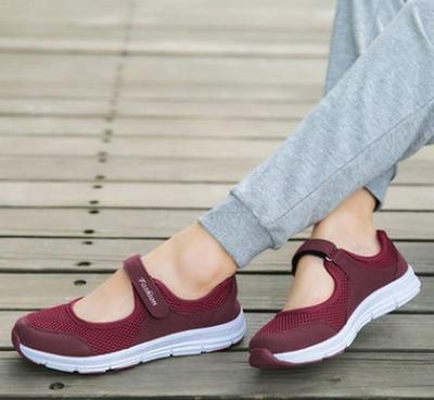 2025 Mesh-Ballerinas für Frauen mittleren und höheren Alters - Tanzen und Gehen mit Komfort (Größe 35-42)
