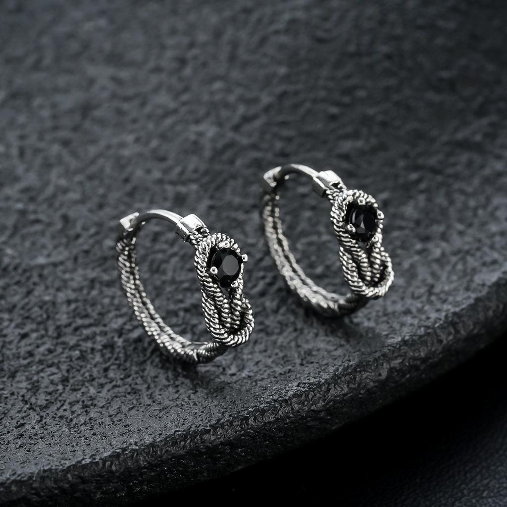 Stud Earrings Men's Trendy Ear Buckles Personalized Versatile Earrings Women's High-end Jewelry Accessories Earrings