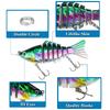 Lure Multi-Section 15.6g/10cm Segmented Hard Bait Fake Artificial Fishing Tackle
