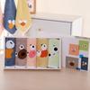 New Cartoon Small Square Towel Gift Box, Baby Children's Saliva Towel Thickened Absorbent Coral Fleece Hand Towel Hanging Towel