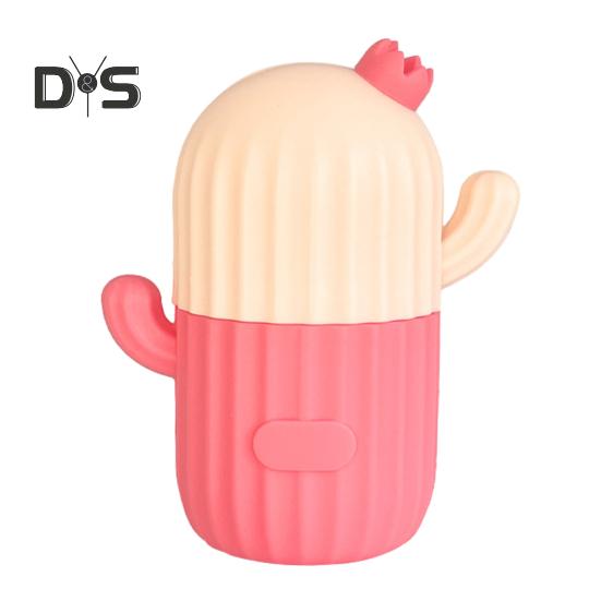 

Силиконовая форма для ролика для льда в форме кактуса, ледяной компресс, мешочек для глаз, удаление пор, сужение пор, массажер для лица, форма для кубиков льда, инструмент для ухода за кожей D