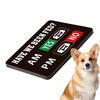 Cat Dog Feeding Reminder Sign Dog Feeding Record Sheets Acrylic Pet Feeding Reminder Fridge Magnet Feeding Trackers