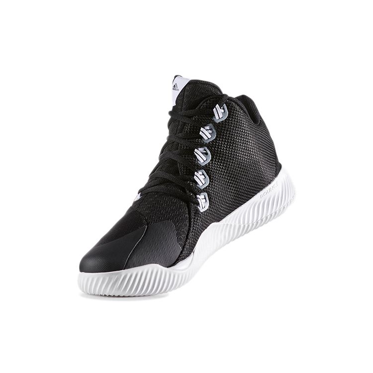 Adidas Energy Bounce BB Woven Classic Non-Slip Supportive Low-Top Retro Basketball Shoes Men Sneakers Black White Gray BW0562