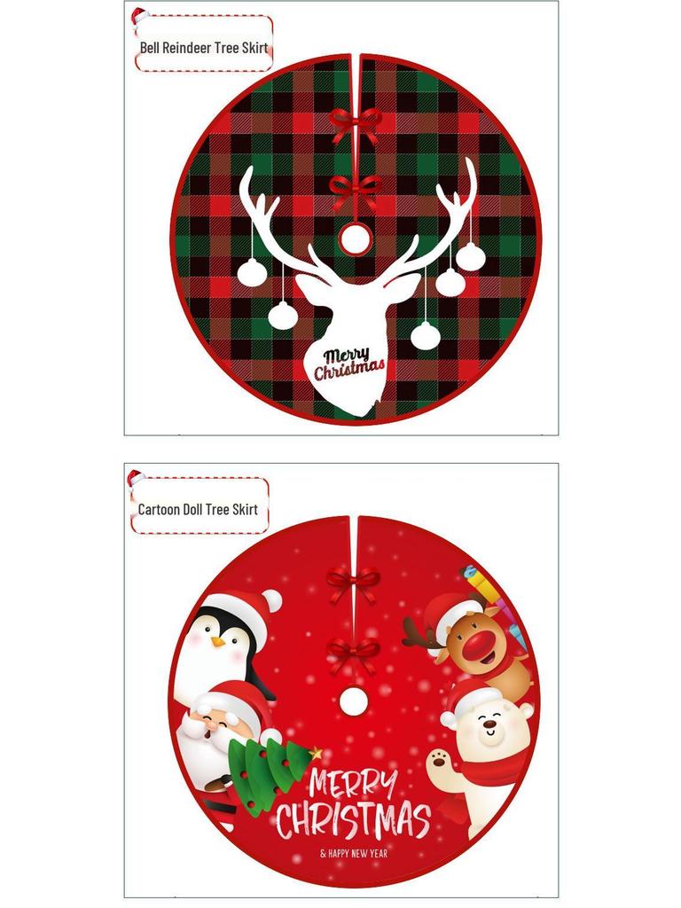 Creative Cute Christmas Tree Skirt for Festive Decor