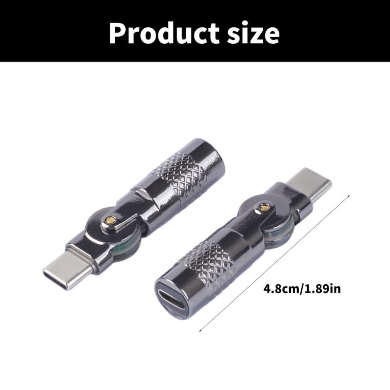 Small USB To Type C Adapter 48mm Length Supporting 480Mbps Data Transfer Glorious Charging for Mobile Charge While Play