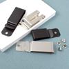 Meetee 2/5/10Pcs Metal Belt Clips Buckle Sheath Clip Clasp Wallet Key Hook Holster Waistband Belts Loop DIY Hardware Accessories