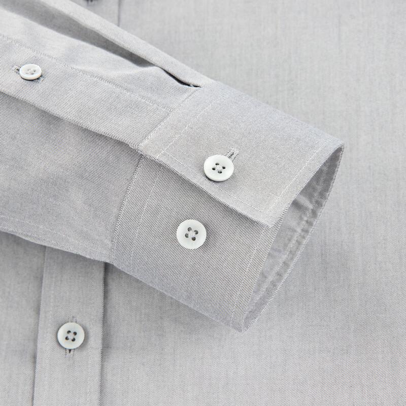 Septwolves Men's DP Non-Iron Cotton Long Sleeve Business Shirt