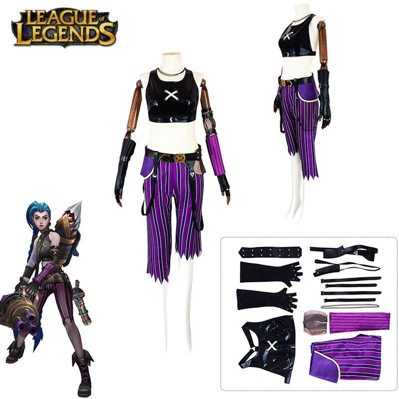 Kostým Legends League Of Jinx Cosplay kostým Halloween maškarní party uniforma