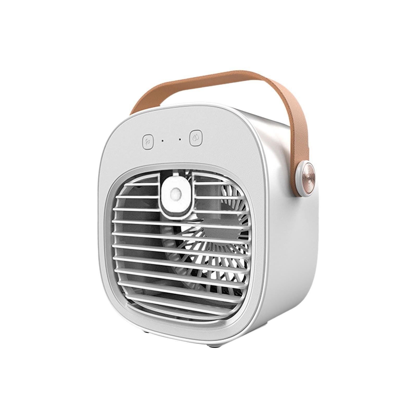 

Портативный кондиционер 2022, перезаряжаемый персональный охладитель с 3 скоростями One Size белый