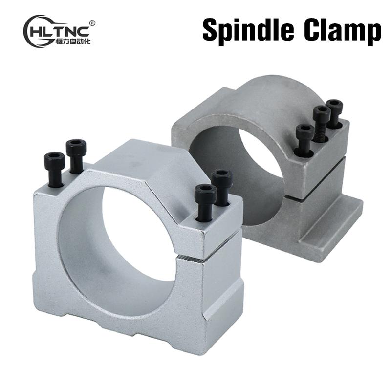HLTNC 52mm 55mm 65mm 80mm 100mm 105 125mm CNC Aluminum Spindle Motor Fixture Clamp Bracket For Openbuild Engraver Router